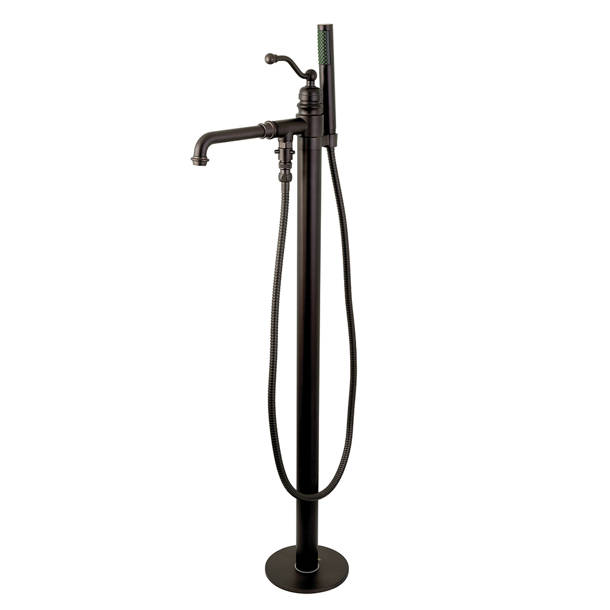 Kingston Brass English Country Bridge Faucet with Side Spray & Reviews